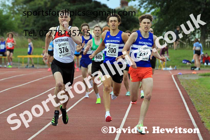 800 metres, 2023 NEGP 4 Monkton, Wed., July 12th.  Photo: David T. Hewitson/Sports for All Pics